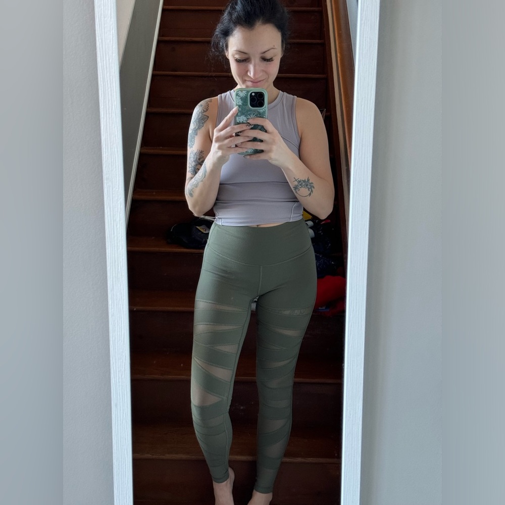 Lululemon Wunder Under Pant (Hi-Rise)*Tech Mesh